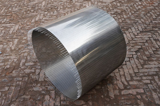 Ss304 vormde de v van de het Schermpijp van de Wigdraad Groef 40mm