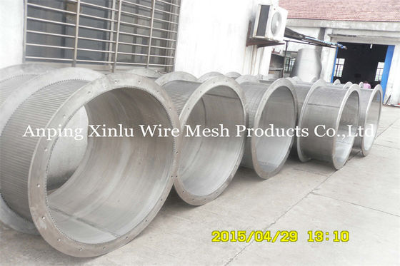 Lassen Ring Johnson Wedge Wire Screen Pipe met de Techniek van het Puntlassen