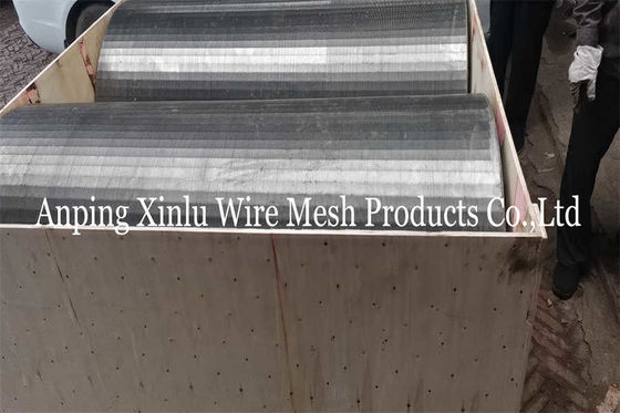Ss304od600mm Johnson Wedge Wire Filter Screen Buis voor Waterkrachtinstallaties