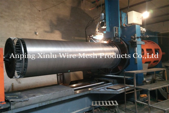 Trommel Johnson Type Wedge Wire OD920mm van het roestvrij staal de Roterende Scherm