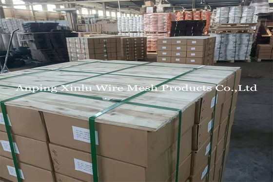 BWG SWG Koper bekleed dubbellusbanddraad 1,0 mm X lengte 100 mm Twin Wire Double loop binddraad